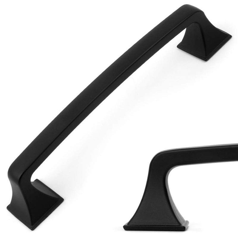KOOFIZO 10 Pack 5 Inch Matte Black Kitchen Cabinet Pulls Black Cabinet Handles Black Cabinet Hardware for Kitchen Cabinets 1953 Drawer Dresser Cupboard Bedroom Bathroom - Image 1